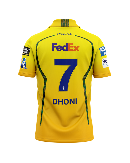 Chennai Super Kings (CSK) IPL Cricket Jersey for Men