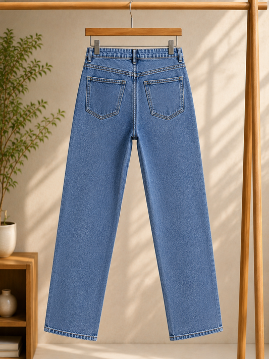 Blue Viral Straight Fit Jeans