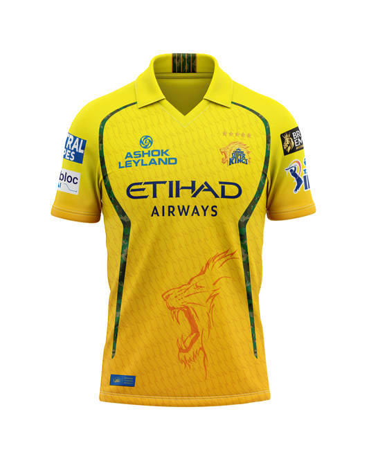Chennai Super Kings (CSK) IPL Cricket Jersey for Men