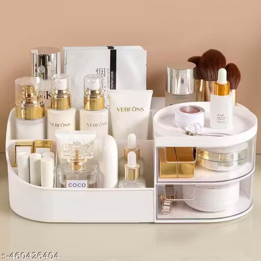Makeup Organizer Box with 5 Compartments – Cosmetic Storage Case