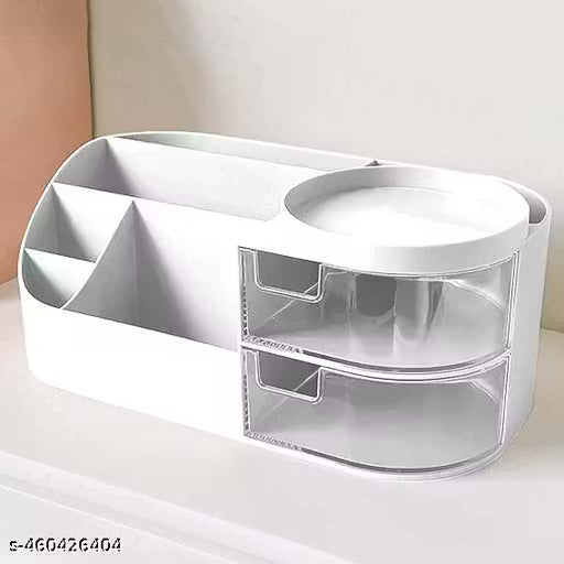 Makeup Organizer Box with 5 Compartments – Cosmetic Storage Case