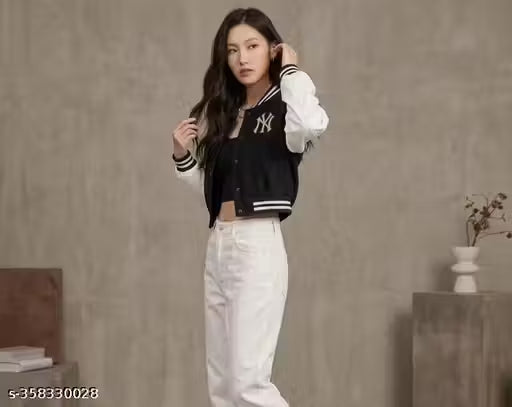 NY Black and white Versatile Jacket for Women