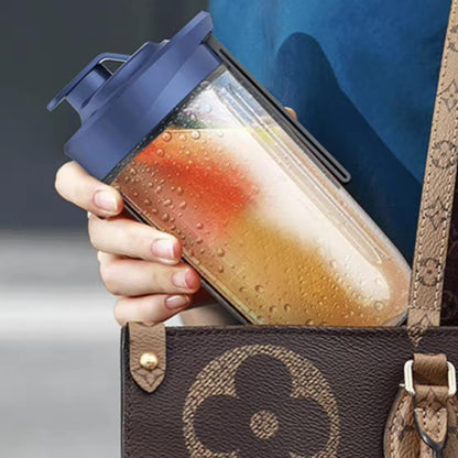 Portable Blender Electric Juicers Fruit Mixers USB Rechargeable Smoothie Mini Personal Juicer 6 Blades 3Gears With 1500 Mah Rechargeable Battery-Smoothie Blender