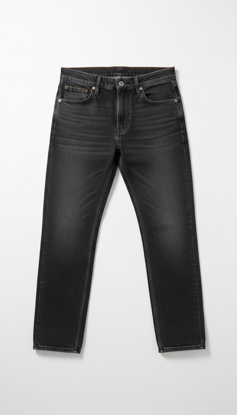 Relaxed fit classic five-pocket jeans